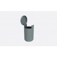 Urbus - Poubelle publique avec cendrier - Larus - Fonte et acier, 32L ou 80L_1