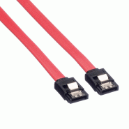 VALUE Câble SATA 6.0 Gbit/s pour disques durs, fermoir à cliquet, 1 m_1