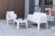 Lot de 4 fauteuils empilables - gamme BOX_1