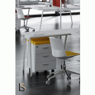 Bureau retour pour série X3 - Officity - Blanc 9010, 80, Blanc_1