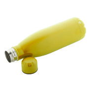Bouteille en acier inoxydable recyclé - 790 ml - Couleur jaune - Poids 172 gr_1