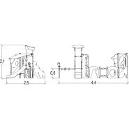 Diabolo baby - structure pour aire de jeux - proludic - largeur 4,57 m - réf. J38707®_1