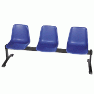 Poutre accueil visiteurs So Crema - P15, 3 places, Piètement standard_1