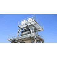 Mb-k110 centrale à béton fixe - Meka - 105 à 117 m³/h - Châssis robuste et stable_1