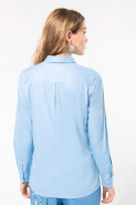 Chemise de travail en coton Nevada pour femme - Manches longues - Réf : K585 - Marque Kariban_1