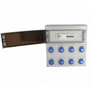 Mcidst0044 - Armoires électriques de chantier - H2MC - fil incandescent 650°C - Coffret tri 40A avec matériel Schneider Electric_1