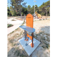 Station de Réparation Gonflage VTT Ski Snowboard Overall Pompe Acier_1