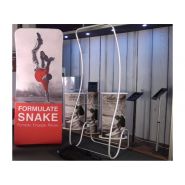 Totem Formulate Snake - Magik Expo - L 93 x H 230 x P 90 cm - Impression recto-verso et montage facile_1