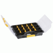 Malette plastique ALLIT - cadenassable, 29.5 x 4.7 x 23.7 cm - 17 compartiments amovibles, superposable_1