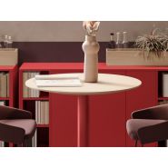 Table haute ronde CHROMA - mange-debout premium - diamètre 60 ou 80 cm - hauteur 105 cm_1