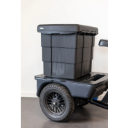 Tracteur électrique autoporté compact avec caisson sécurisé Black box - Capacité 100kg -Cobrane A1_1