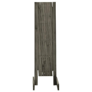 Vidaxl clôture en treillis de jardin gris 150x80 cm bois de sapin 314827_1