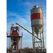 Centrale à béton mobile 60 m³ - Malaxeur Twinshaft 1500/1000 L - Silo à ciment 100 tonnes - Installation gratuite_1