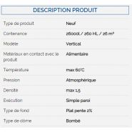 Laf002625p2 - Cuve engrais liquides Sodipia - capacité 26000L - fond plat pente 2% - inox 316L_1