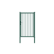 Portillon XYLIO® B20 - barreaudé prêt à poser avec gonds Locinox et serrure en acier inoxydable_1