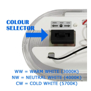 Réglette LED 150 cm avec lumière réglable et durée de vie de 100 000 heures