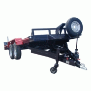 Remorque porte-engin mandrinoise pe2500reb  - 3.5t - 3.45m - 2 essieux_1