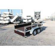 Remorque 750 kg avec ridelles amovibles et démontables Erdé Expert LC 252F