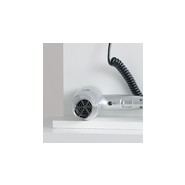 Sèche-cheveux mural Manhattan argent - Prise rasoir 220V - Moteur longue durée - Protection surchauffe_1
