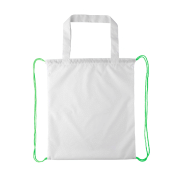 Sac piscine personnalisé - polyester 190T avec cordes colorées et anses longues - impression sublimation totale_1