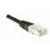 Cordon RJ45 catégorie 6 S/FTP noir - 0,15 m - blindé cuivre - norme ANSI/TIA 568 & ISO 11801 - garantie 20 ans_1