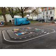 Jeux thermocollés - Pack complet circulation 8mx8m - Référence BTJTR8_1