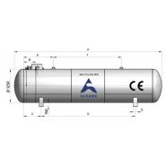Réservoir de stockage fixe pour GPL et fuel conforme aux normes
