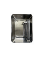 Friteuse électrique - 10 litres, acier inoxydable, vidange, thermostat de sécurité - MBM_1