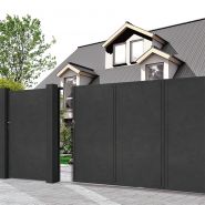 Portail Zanzibar - Cadre tube 40x40x2, Remplissage tôle de 2_1