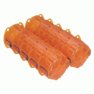 Lot de 10 boîtes d'encastrement multicloison 1 poste - Legrand - plastique - profondeur 40 mm_1