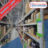 Rack à palette - 44 échelles, 331 lisses, plateaux bois et caillebotis inclus - Feralco_1