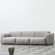 Sofa Mags Soft - tissu ou cuir, combinaisons modulables, design HAY avec accoudoirs généreux et assise profonde_1