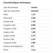 Remorque frigorifique Humbaur TK 25 42 18 - 24 PF80 - charge utile 1185 kg - isolation épaisse pour transport alimentaire_1