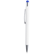 Stylo à bille stylet en aluminium - revêtement spécial pour gravure colorée - encre bleue_1