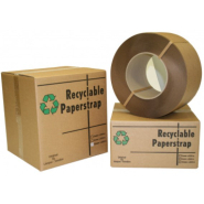 Feuillard papier kraft renouvelable, biodégradable et 100 % recyclable - cerclage de colis légers et regroupement de produits_1