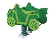 Jeu ressort quad 1 à 12 ans - Polyéthylène, acier peinte à la poudre et EPDM - 4 PLACES_1