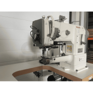 Machine à coudre industrielle d'occasion Pfaff - canon triple entrainement sur table 120x60cm ouverte - 335-G-6/01 BLN_1