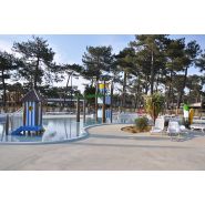 Pataugeoire - Structure de jeux thème marin avec cabane toboggan et arbre à seau géant - Marque Aquadrolics_1