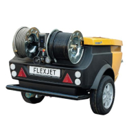 Remorque pour le nettoyage et le débouchage professionnels des branchements privés et des égouts jusqu'au Ø 300 mm ou 350 mm  - Flexjet & Flexjet+_1