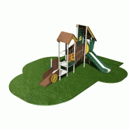 Structure de jeux 2 tours - Gamme Terra - TE20901I - Âge minimum 4 ans - Capacité 14 enfants_1