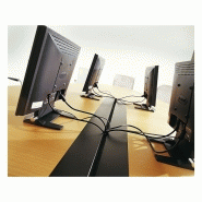 Table de réunion elliptique 16 places - Finition bois - Référence CB03 - Fabricant MACE_1