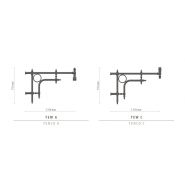 Tenco - crosses murales de style classique - GMR Enlights - 1150 mm_1