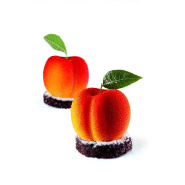 Cerise/Pêche  - Moule en silicone Tutti Frutti Pavoni Italia - 20 empreintes_1