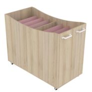 Chariot ergonomique de rangement - 8 matelas - Réf. L.CRM2 - Dimensions L650mm x H1020mm x P1306mm