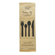 Kit 5/1 couverts fourchette + couteau + cuillère + serviette - par 50_1