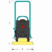 Plaque vibrante Ammann APF 15/40 - largeur 400mm, moteur 2.9 kW, faible vibration_1