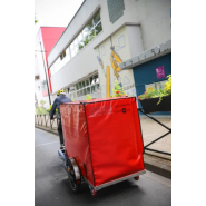 Remorque vélo avec caisson frigorifique CarryTemp XL9 de COLD & CO -Volume de 880 Litres_1