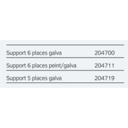 Support vélos design - 6 ou 5 places avec emplacements décalés pour éviter l'entrechoque des guidons_1