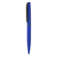 Stylo bille en aluminium avec écrin en plastique assorti - Encre bleue_1