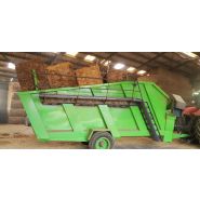 Bizon pailleuse remorque agricole - Juraccessoire - 4 bottes carrées de 90cm ou 5 de 70cm en 5 min - projection jusqu'à 18m_1